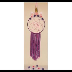 Handmade Unicorn dream catcher